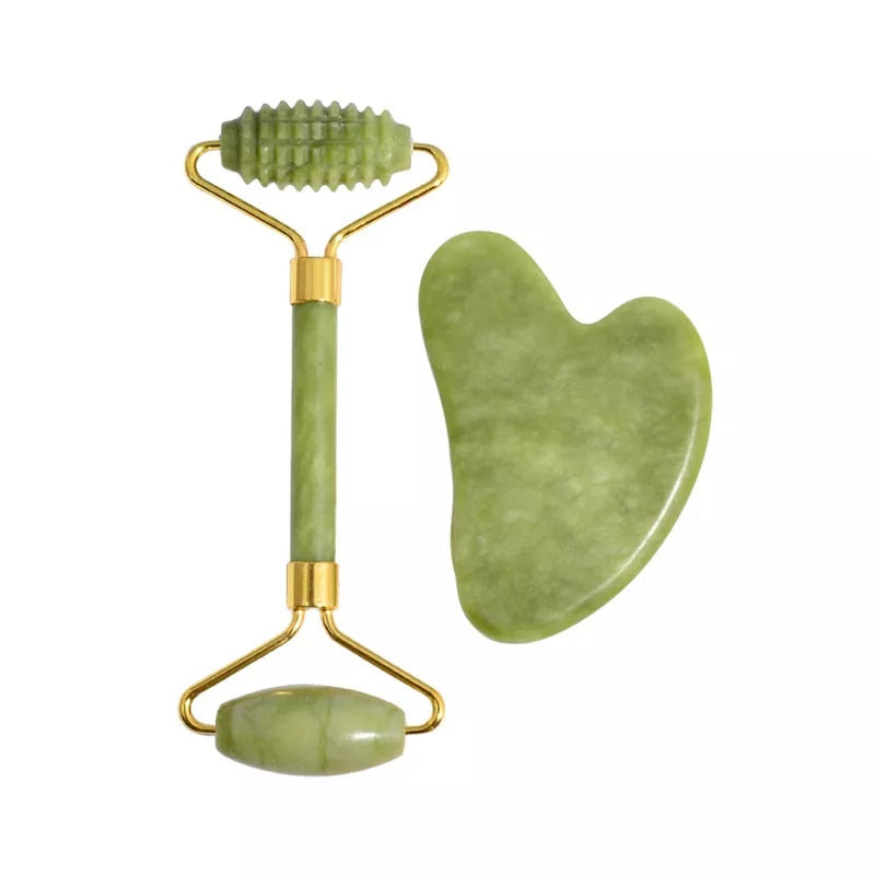 Jade Stone Facial Massage Roller